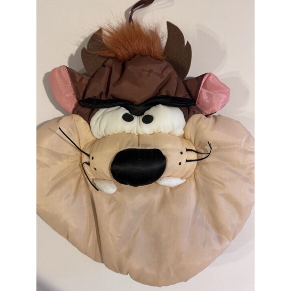 Vintage Looney Tunes TAZ Tasmanian Devil Plush Pillow Cover 1994 NOT STUFFED - Picture 1 of 7